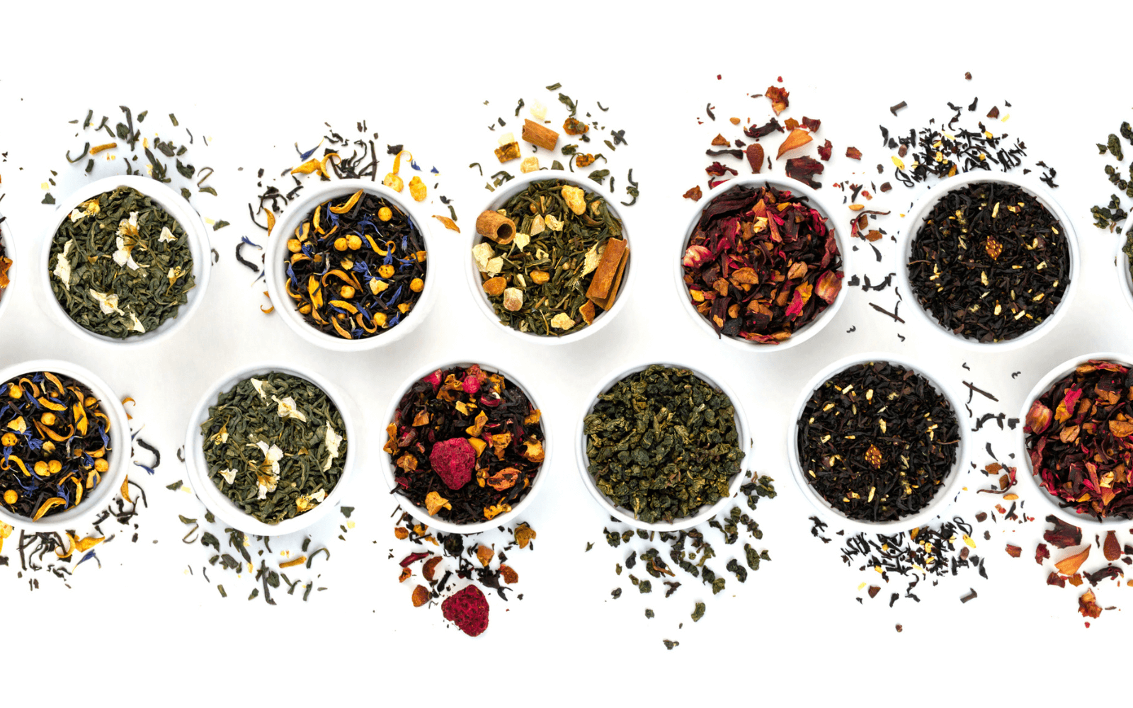 Out Of The Grey Coffee's luxury loose leaf teas.
