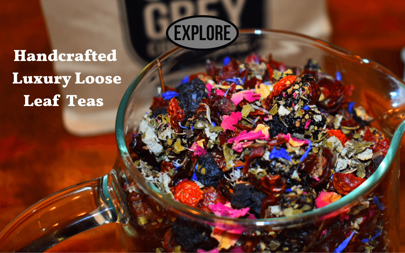 Luxury loose leaf teas which look, smell and taste unlike anything you have ever tasted offered by Out Of The Grey Coffee